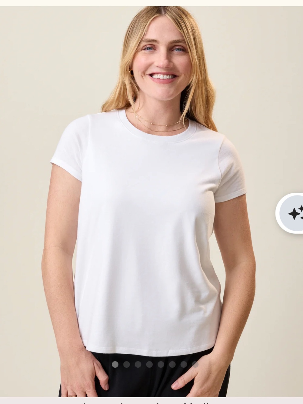 Kindred Bravely Cotton Crew Neck Nursing T-shirt - White